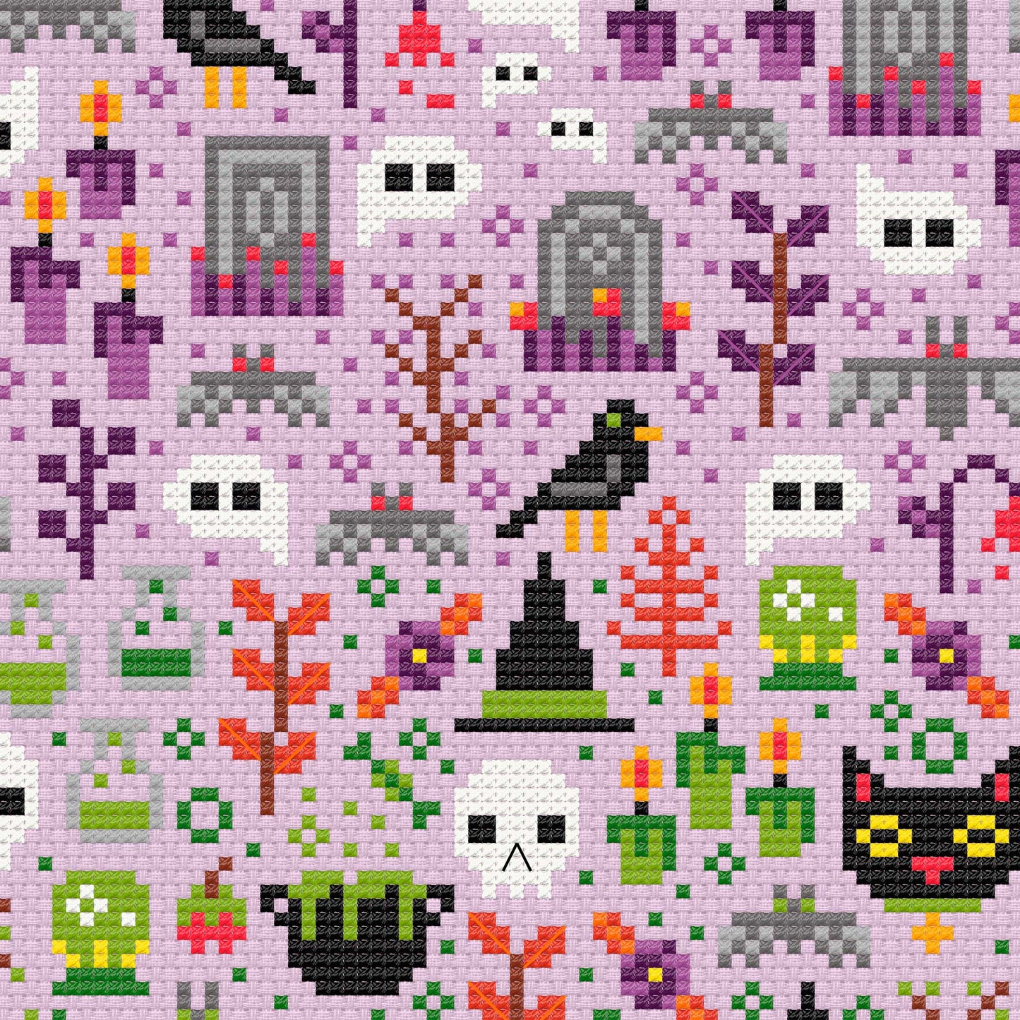 Halloween Garden - Digital Pattern