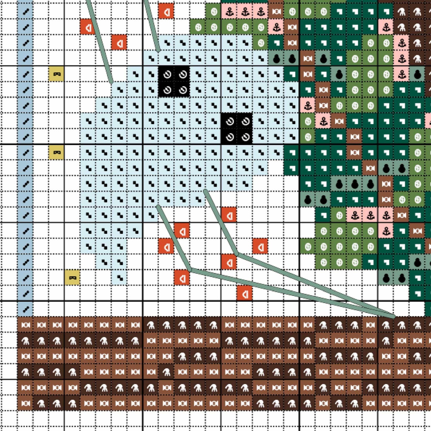 Cross Stitch PDF Pattern - Enchanted Forest 4