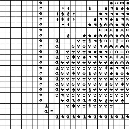 Esquema de punto de cruz en PDF - Tarro con Fresas y Fantasmas