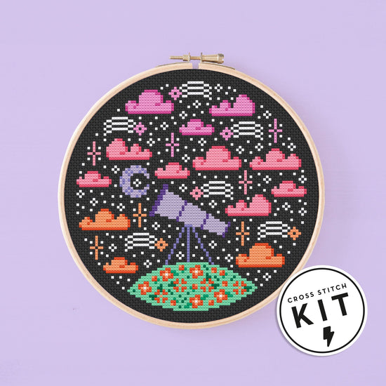 Kit de Punto de Cruz - Mini Cloudy Sky