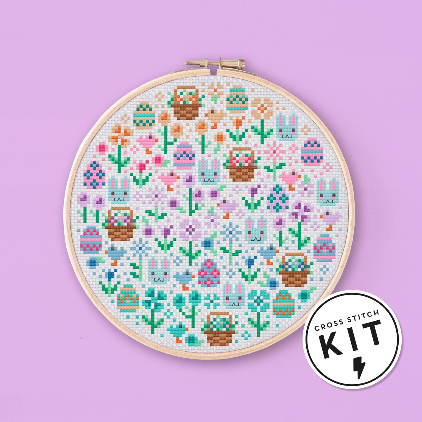 Mini Easter Garden - Cross Stitch Kit