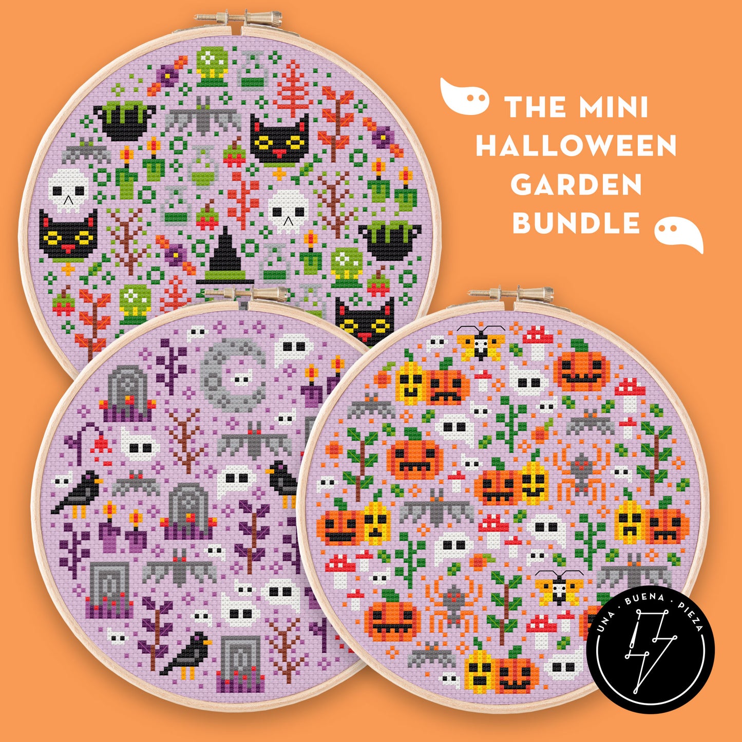 Mini Halloween Garden - Digital Pattern Bundle