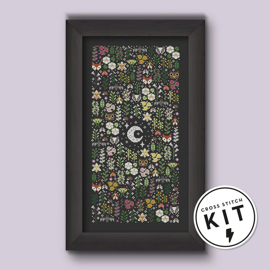 Night Garden - Cross Stitch Kit