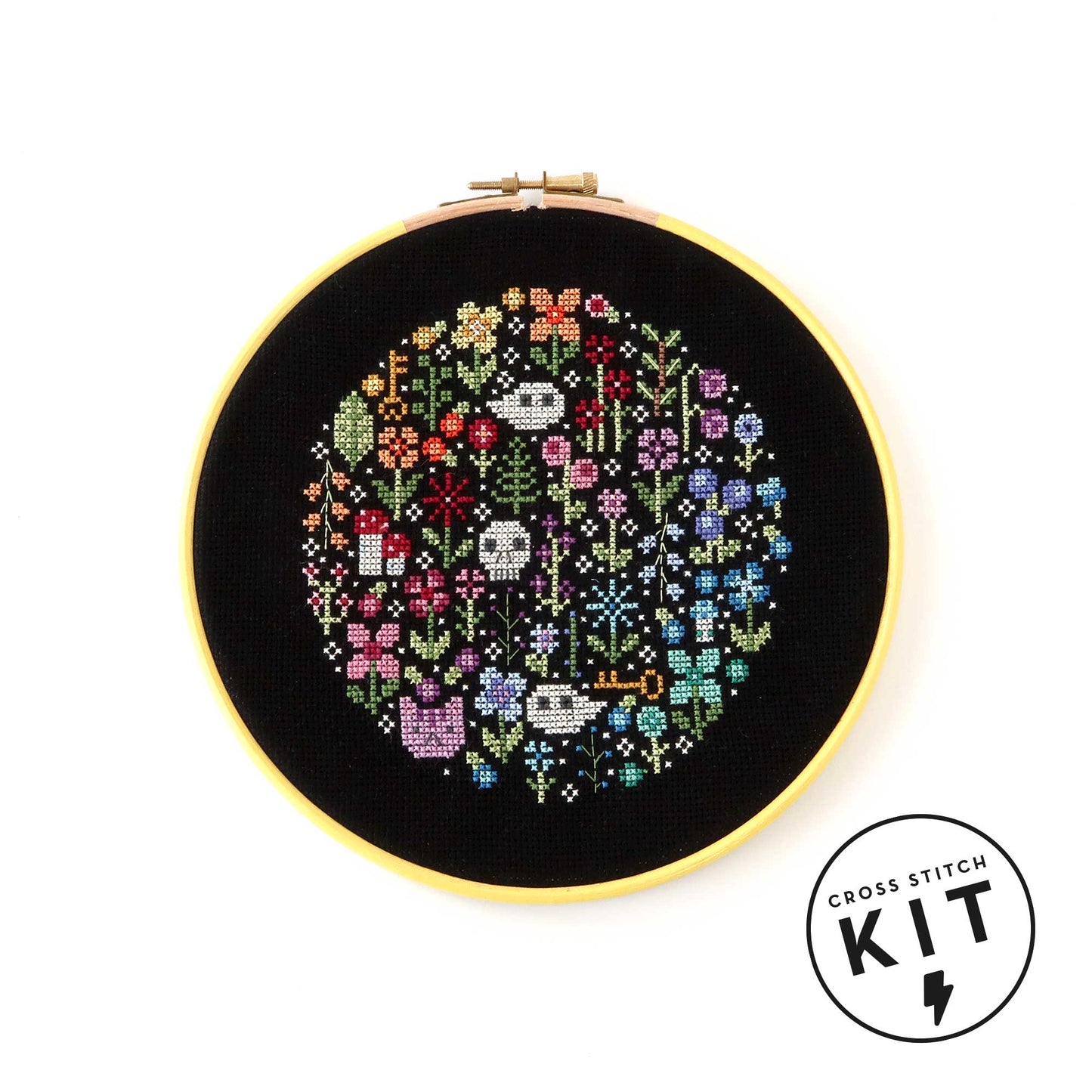 Load image into Gallery viewer, Mini Rainbow Garden - Cross Stitch Kit
