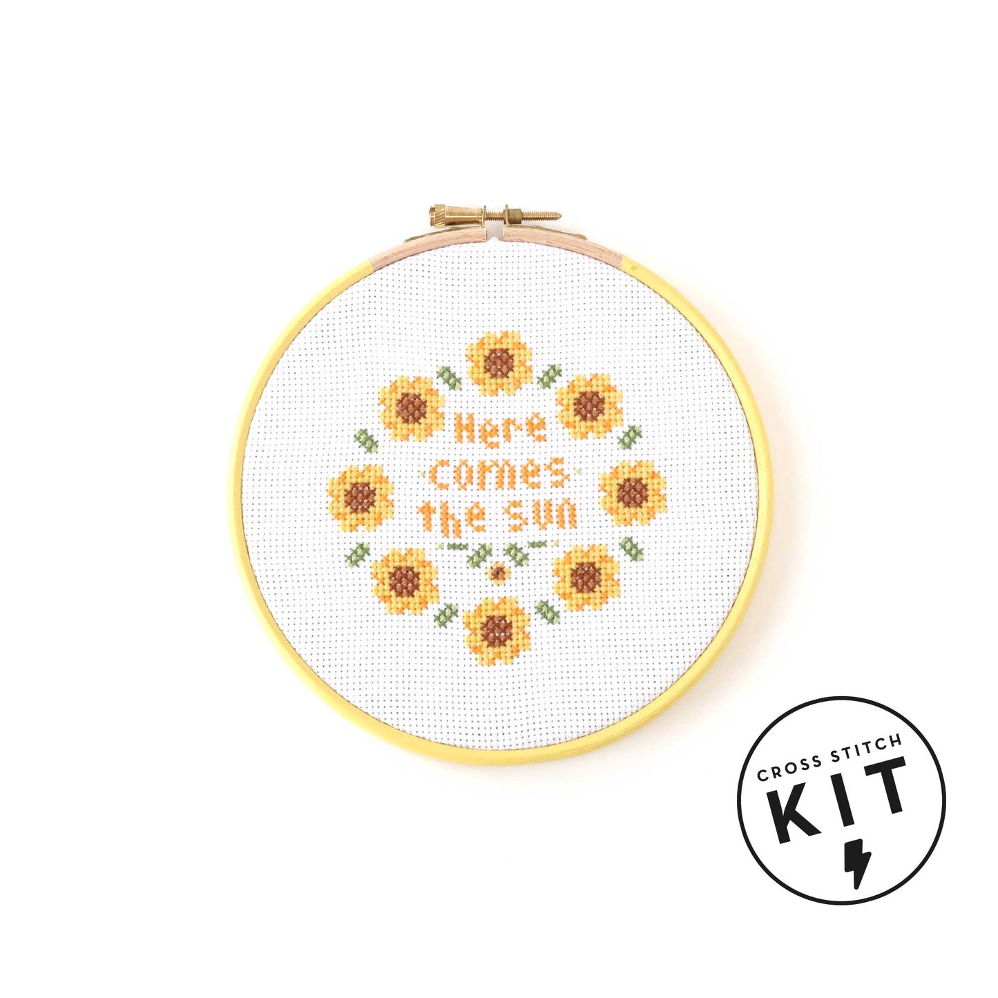 Load image into Gallery viewer, Here Comes The Sun - Cross Stitch Kit
