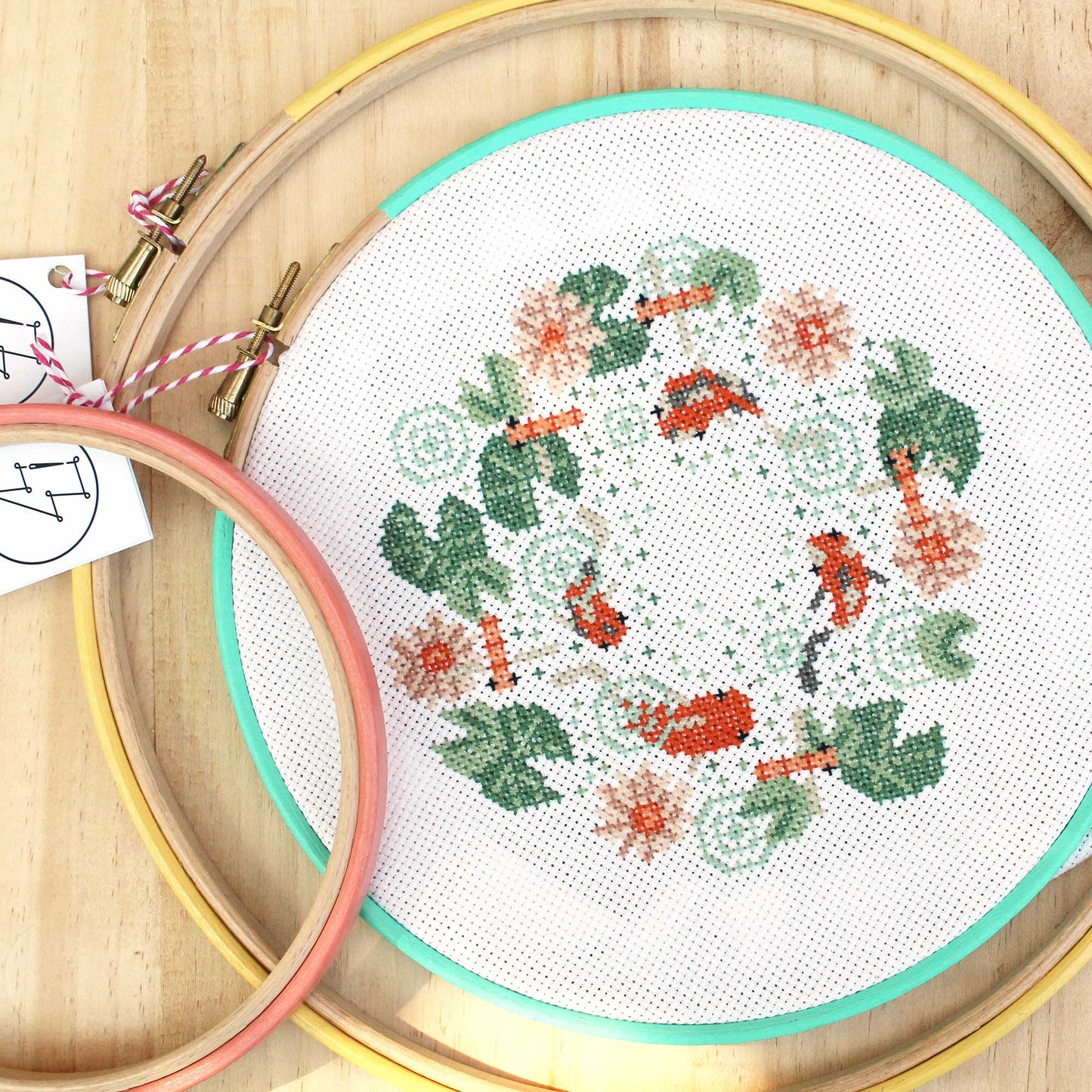 Painted Embroidery Hoop