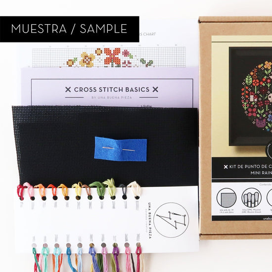 Capricornio - Horóscopos Florales - Kit de Punto de Cruz
