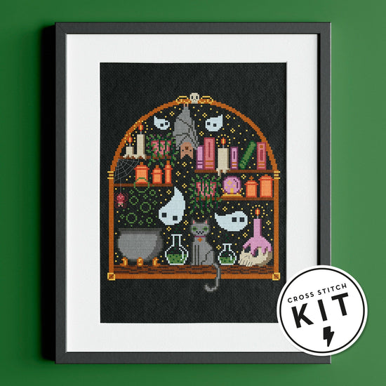 Witchy Desk - Cross Stitch Kit