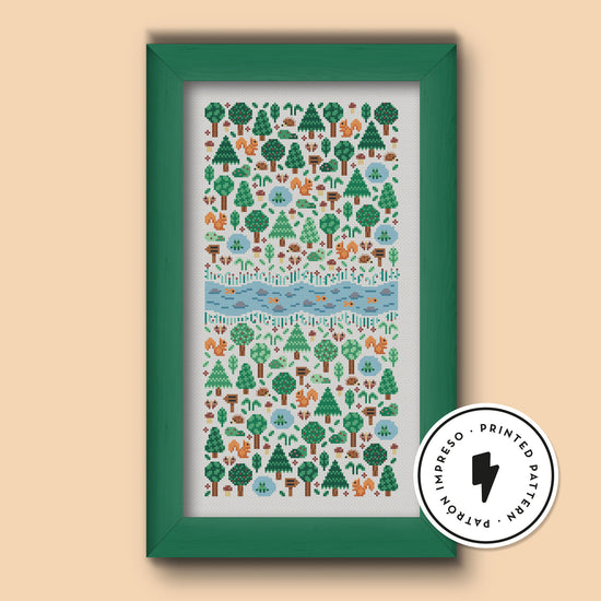 Cargar imagen en el visor de la galería, Forest Garden - Patrón Impreso
