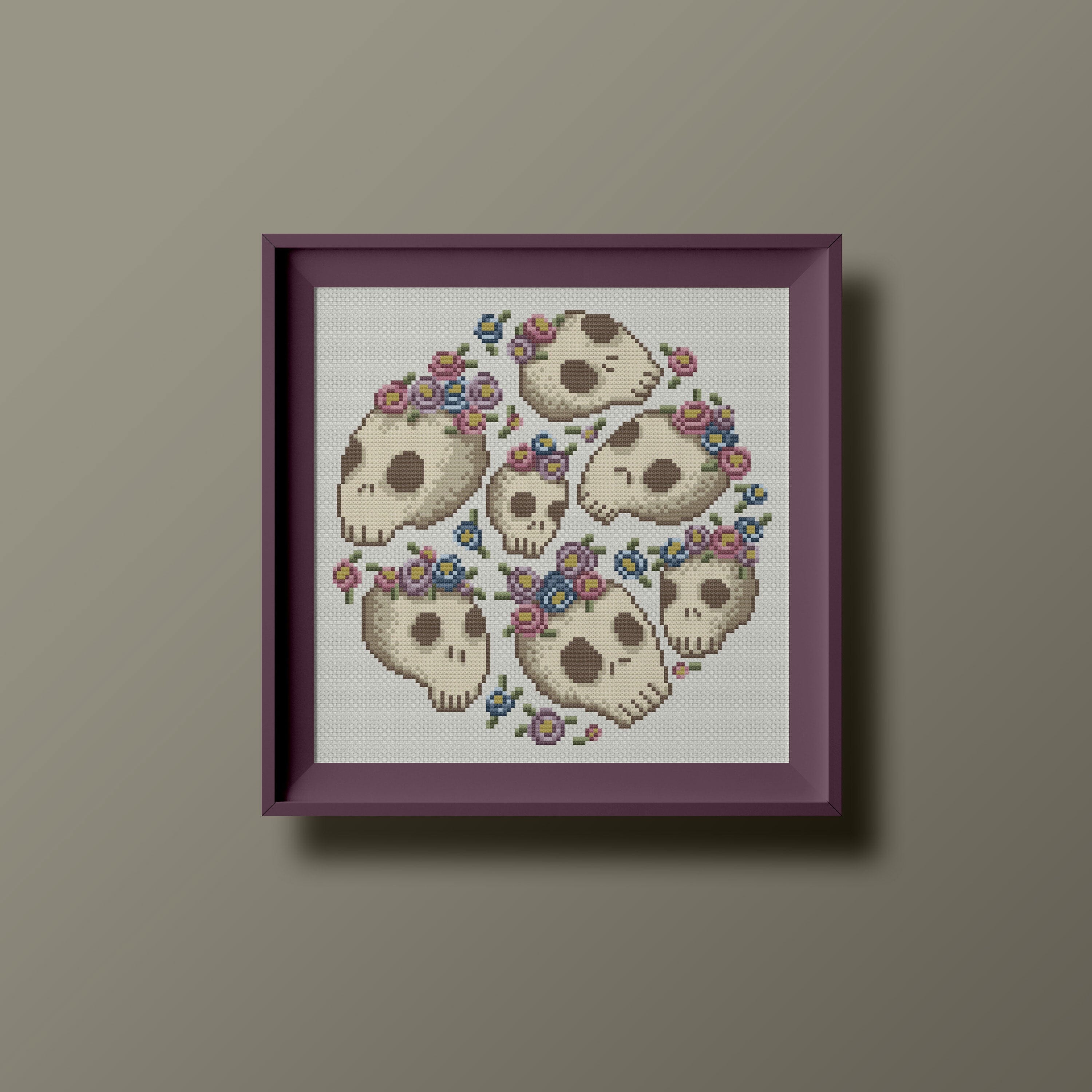 Memento Mori - Printed cross stitch pattern – unabuenapieza