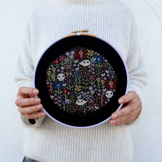 Mini Haunted Garden - Cross Stitch Kit