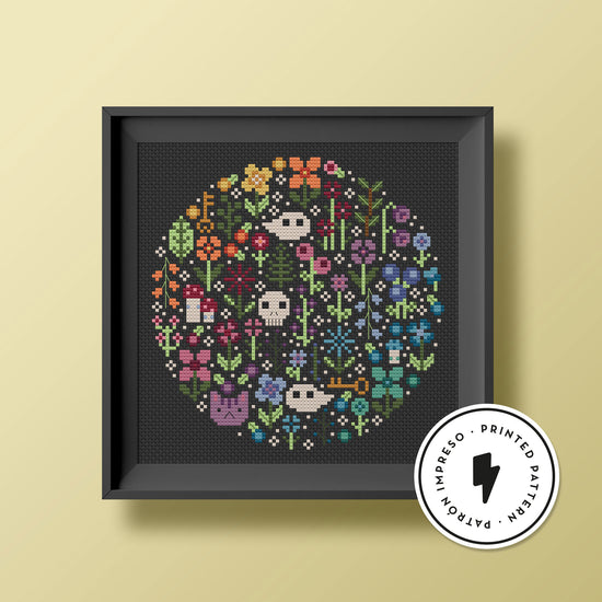 Cargar imagen en el visor de la galería, Mini Rainbow Garden - Patrón Impreso
