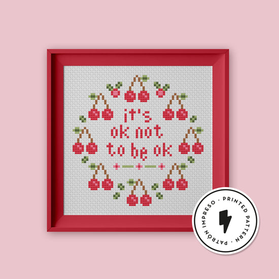 It’s Ok Not To Be Ok - Printed Pattern