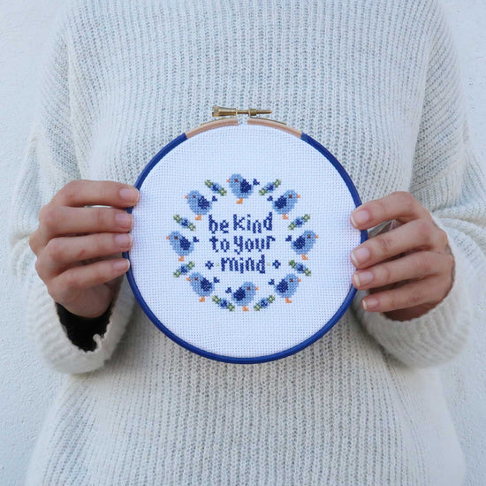 Be Kind To Your Mind - Cross Stitch Kit