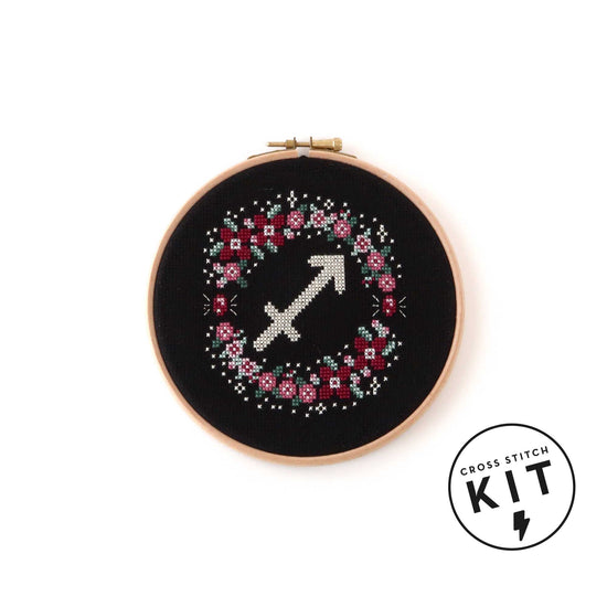 Sagittarius - Zodiac Garden - Cross Stitch Kit